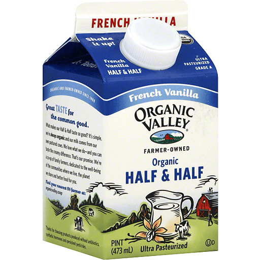 Organic Valley, French Vanilla Half & Half