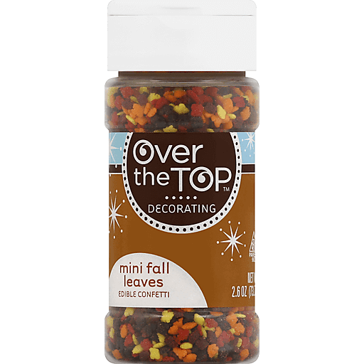 Mini Fall Leaves Edible Confetti