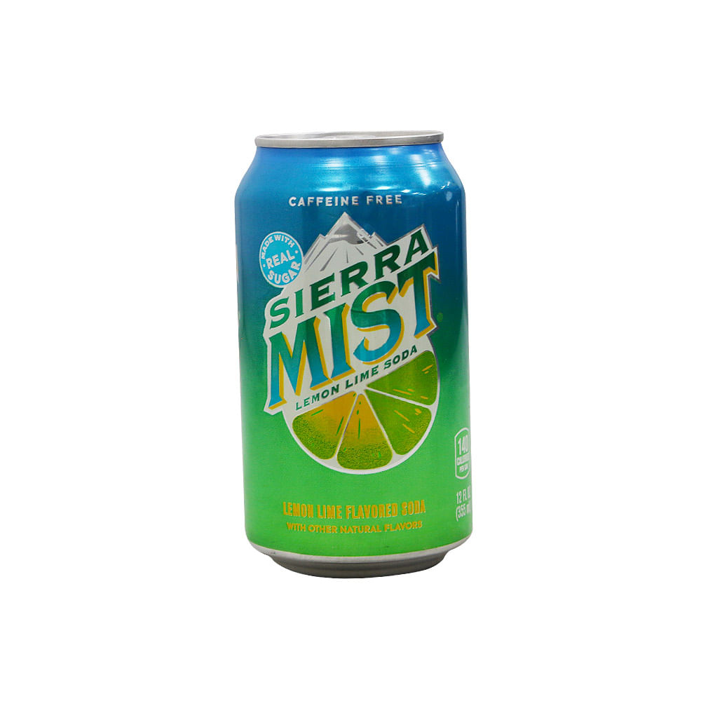 Sierra Mist Lemon Lime Caffeine Free Soda 12 Fluid Ounce Aluminum Can-Ia