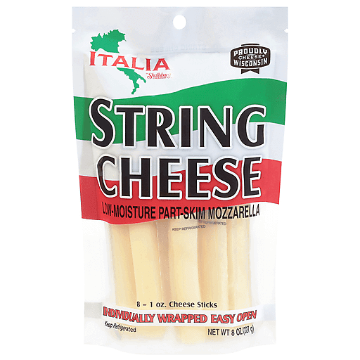 Low Moisture Part-Skim Mozzarella String Cheese