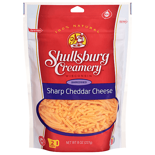 Shredded Sharp Cheddar Cheese, Sharp Cheddar