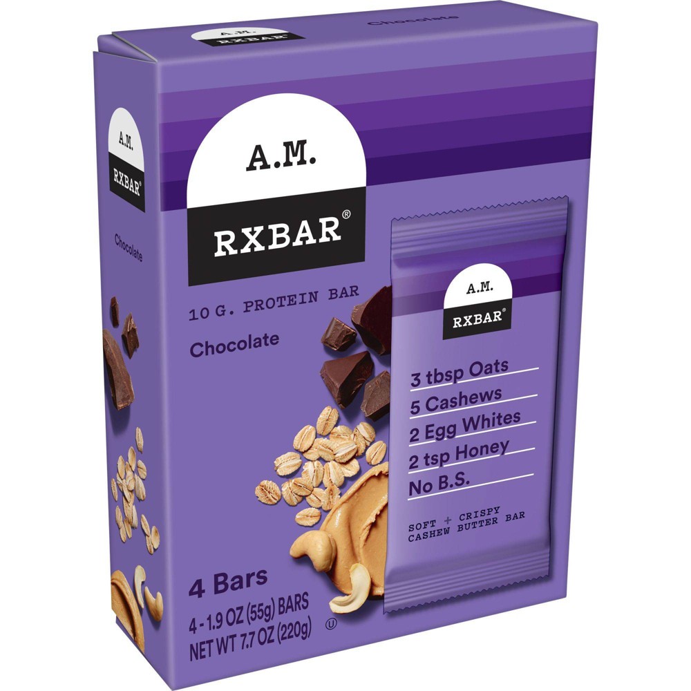 Photo of Rxbar A.M. Chocolate Protein Bar – 4ct