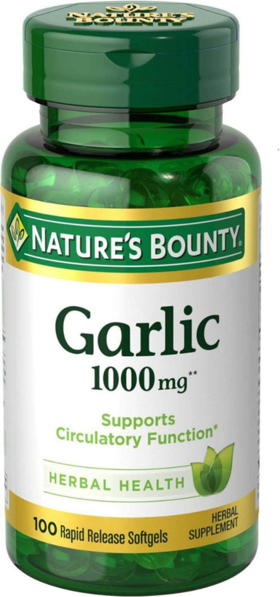 Natures Bounty - Garlic Extract - 100 Rapid Release Sofgels