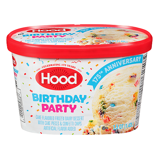 Unicorn Confetti Flavored Fruity Light Ice Cream with Confetti Sprinkles, Unicorn Confetti