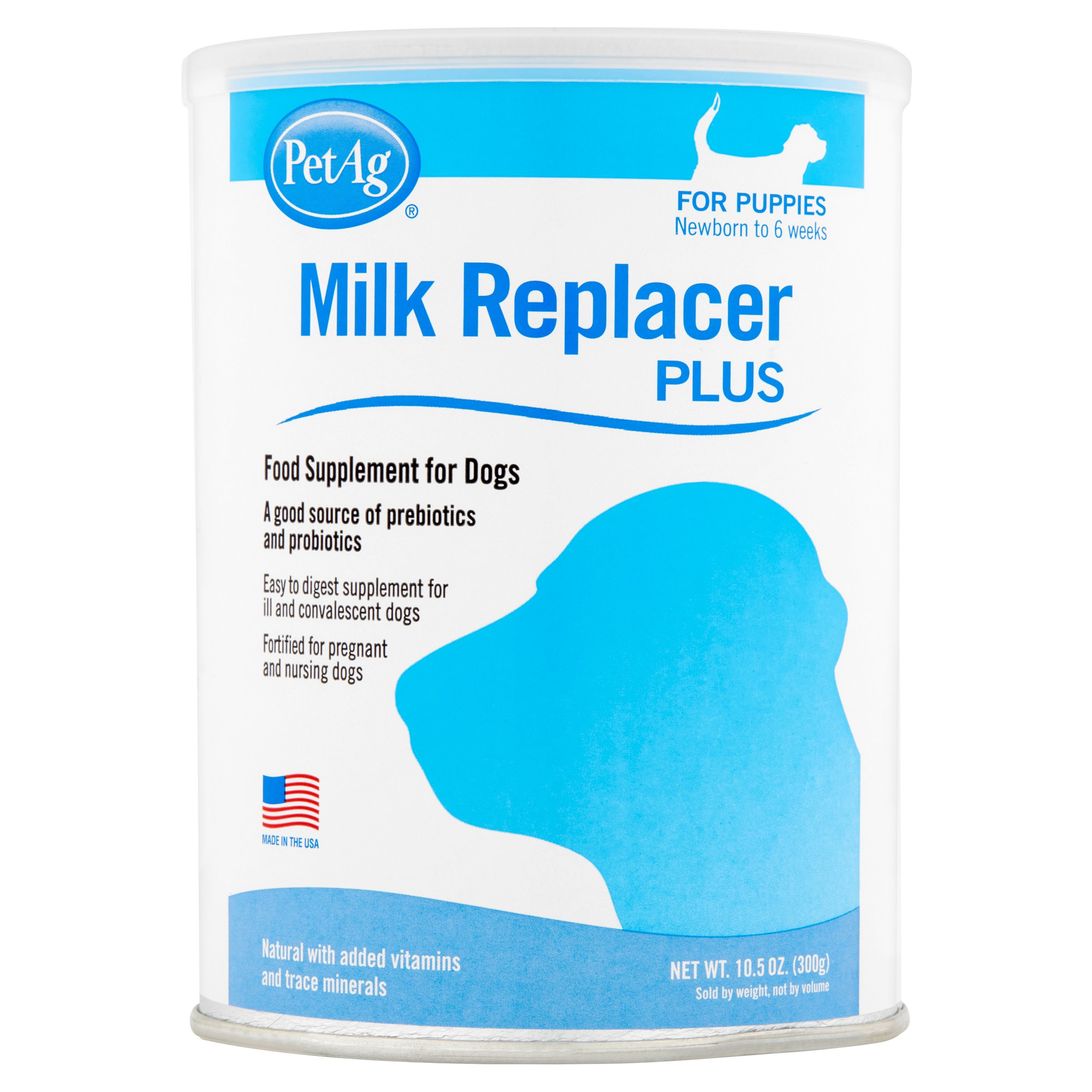 Petag Pet Ag Milk Replacer Plus For Puppies, 10.5 OZ — UPC 020279990284