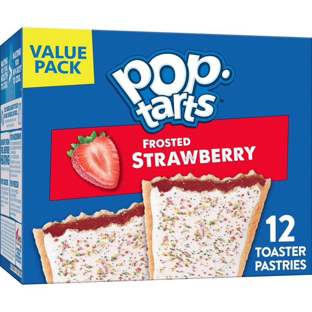 Photo of Pop-Tarts Toaster Pastries, Frosted Strawberry, 20.3 Ounce