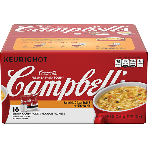 Campbell'S, Homestyle Chicken Broth & Noodle Soup Mix