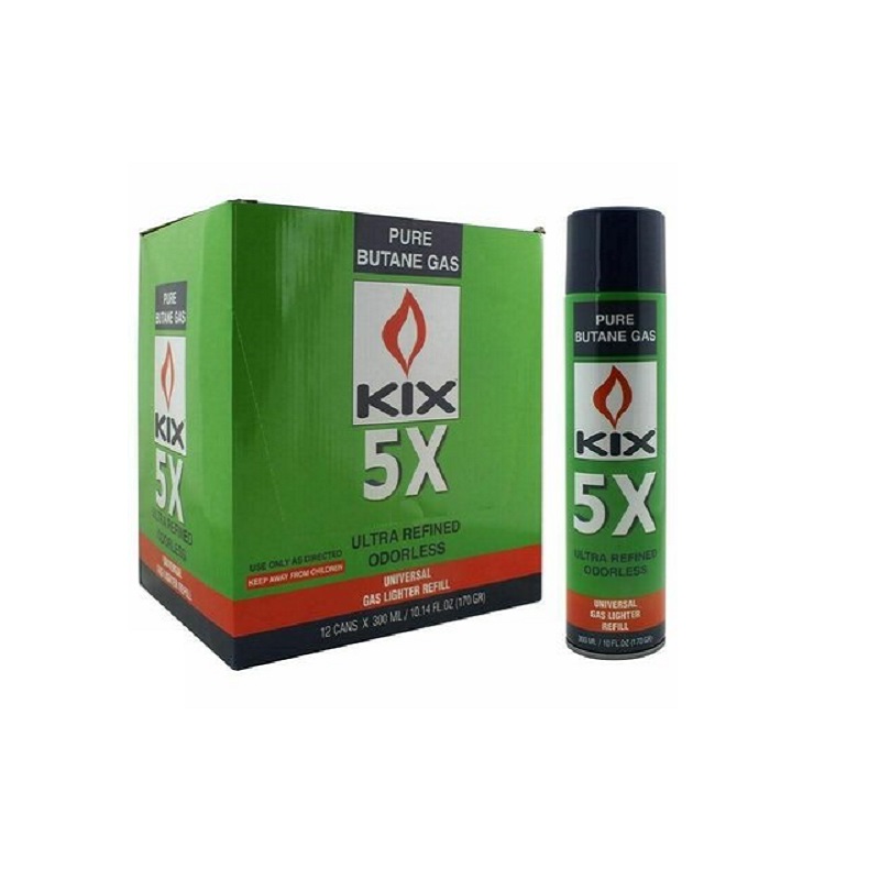 KIX 5x Butane 300ml/12ct