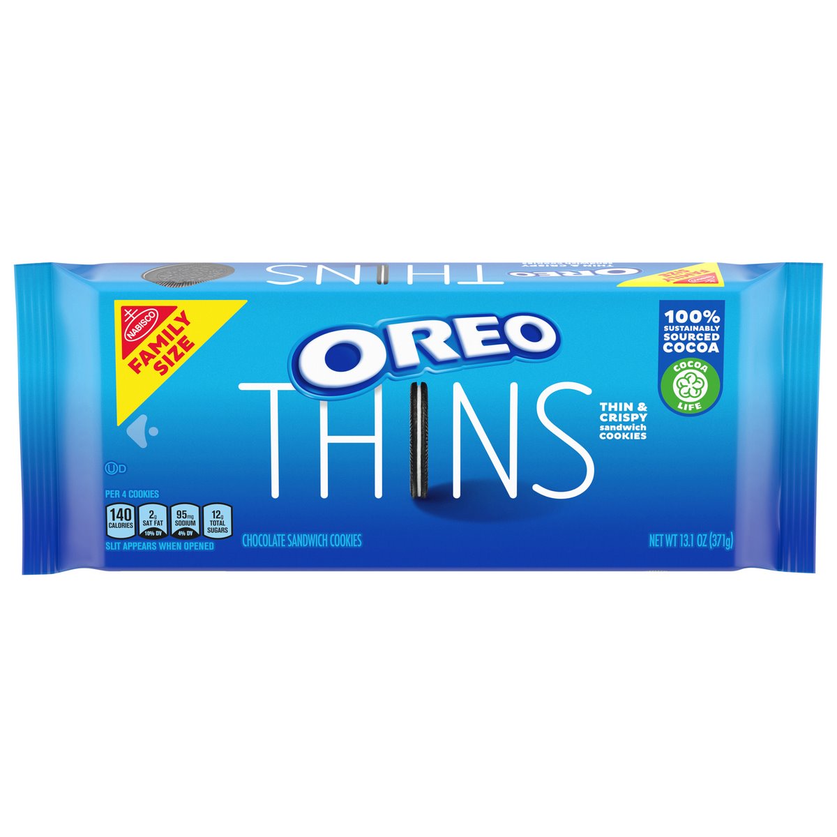 Photo of Oreo Thins Chocolate Sandwich Cookies Family Size - 13.1oz