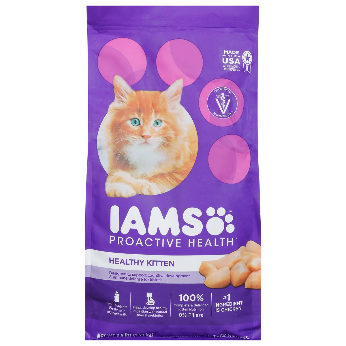 Iams Proactive Health Healthy Kitten With Chicken Dry Cat Food
