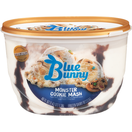Photo of Blue Bunny Monster Cookie Mash , 46 Fl Oz