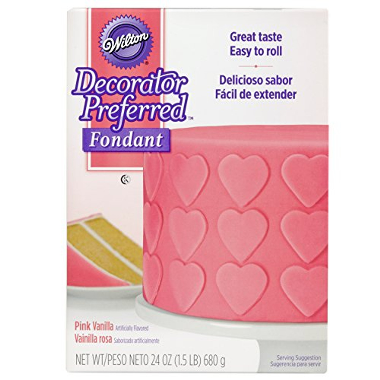 Decorator Preferred Fondant, Pink Vanilla