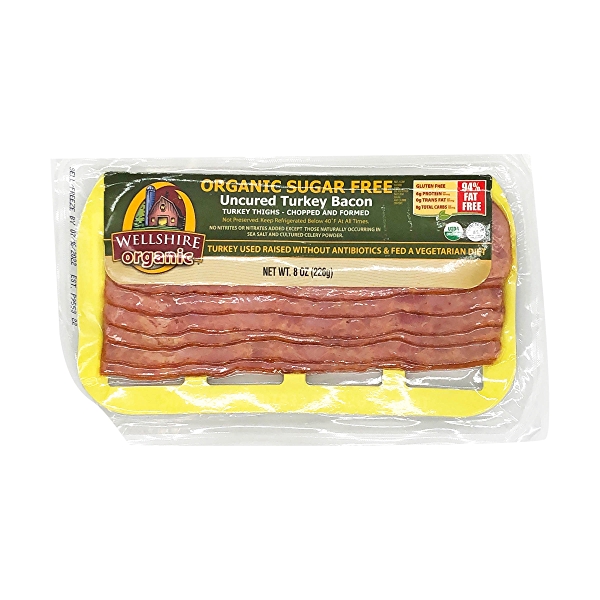 Wellshire Organic Sugar Free Turkey Bacon