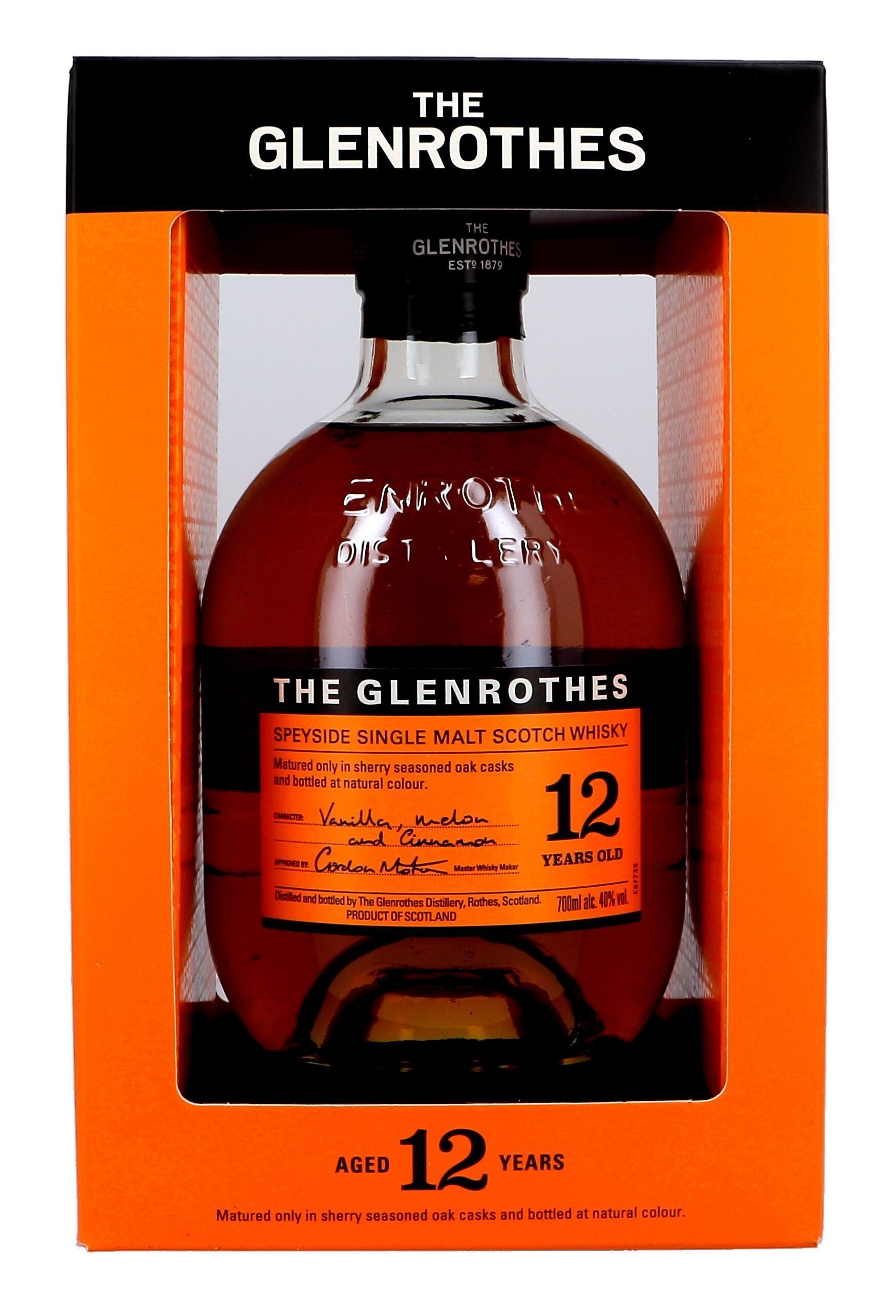 WHISKY MALTA GLENROTHES 12 YEARS 70 CL.