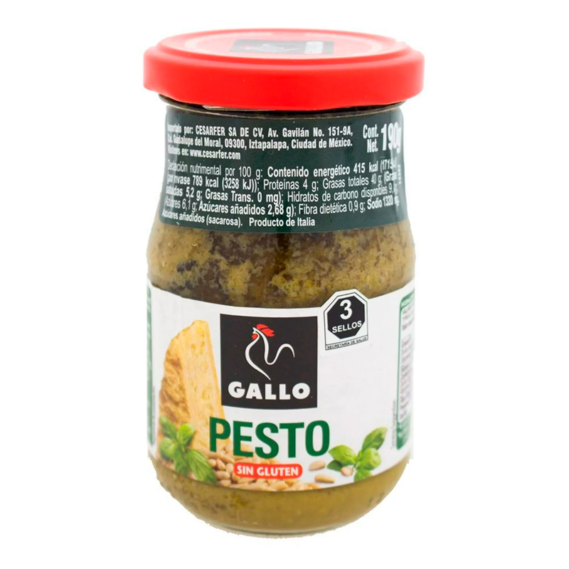 SALSA PESTO GALLO 190 GR
