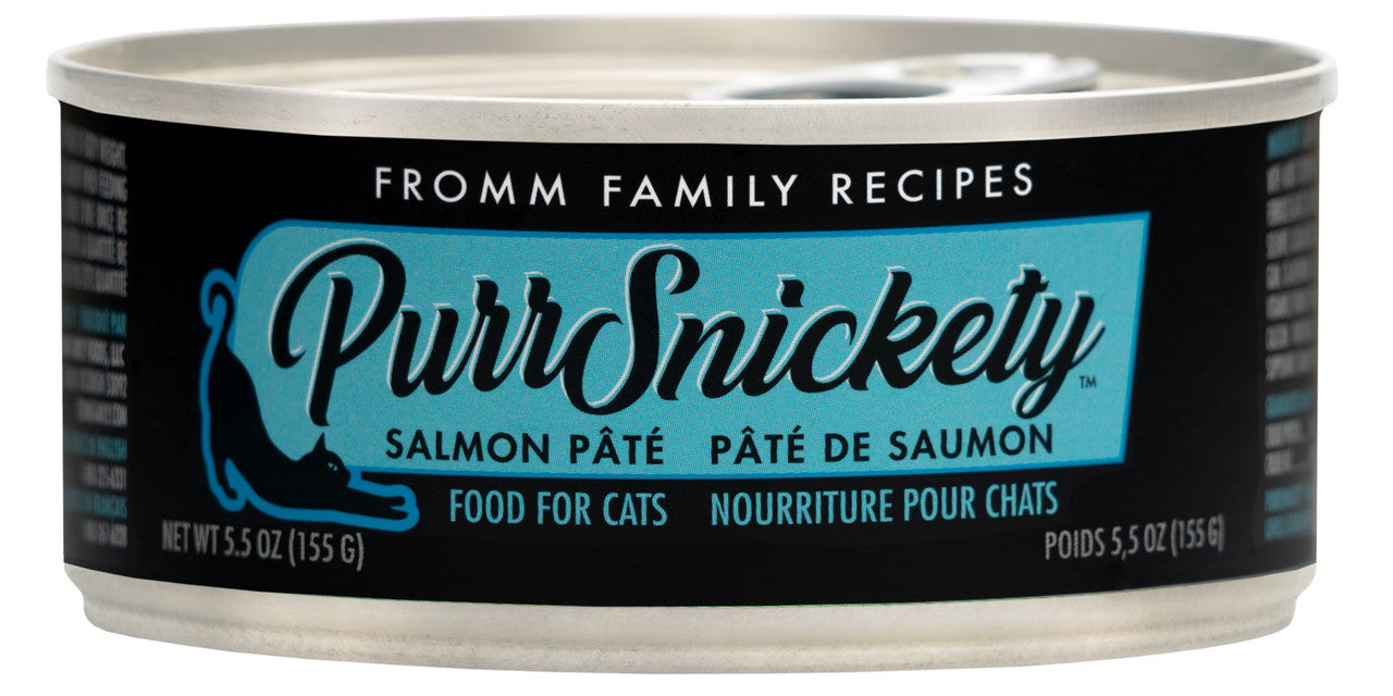 Fromm Purrsnickety Salmon Pate Canned Cat Food 12/5.5 Oz Case
