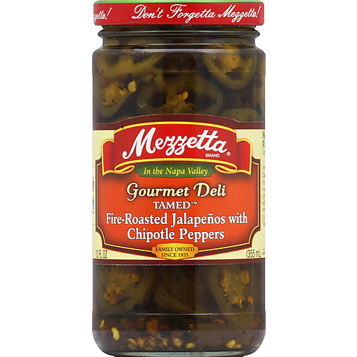 Gourmet Deli Tamed Fire-Roasted Jalapenos with Chipotle Peppers