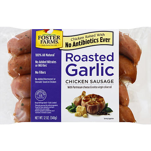 Roasted Garlic Chicken Sausage