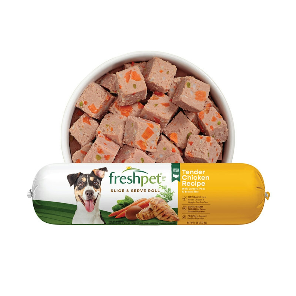 Freshpet Dog Food, Tender Chicken Recipe, Slice & Serve Roll