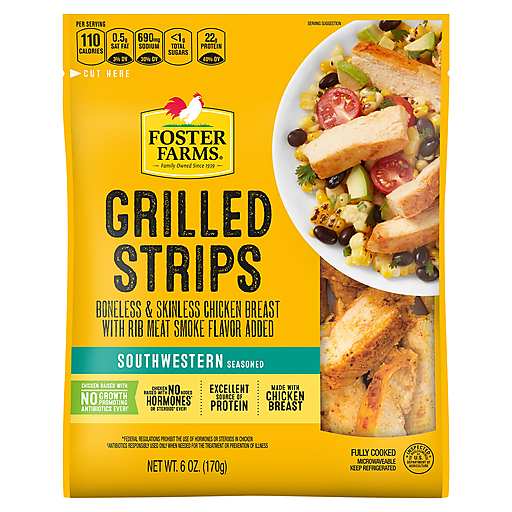Foster Farms, Southwestern Seasoned Chicken Breast Strips