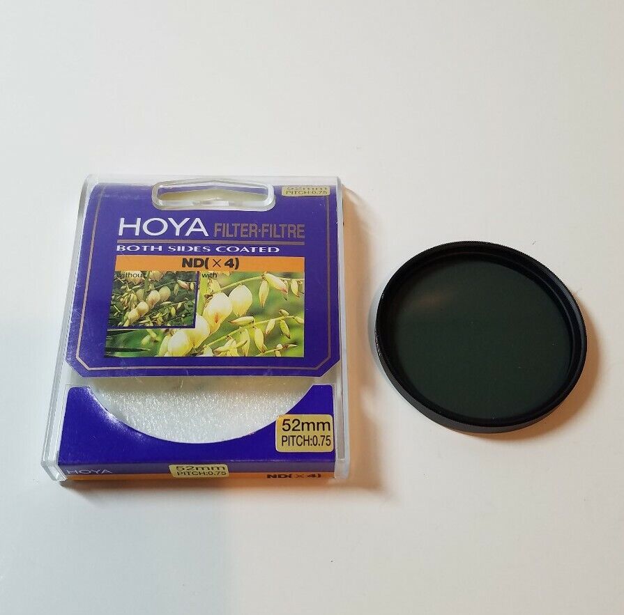 Photo of HOYA 52mm Pitch:0.75 ND(X4) Camera Filter Both Sides Coated Screw-On With Case