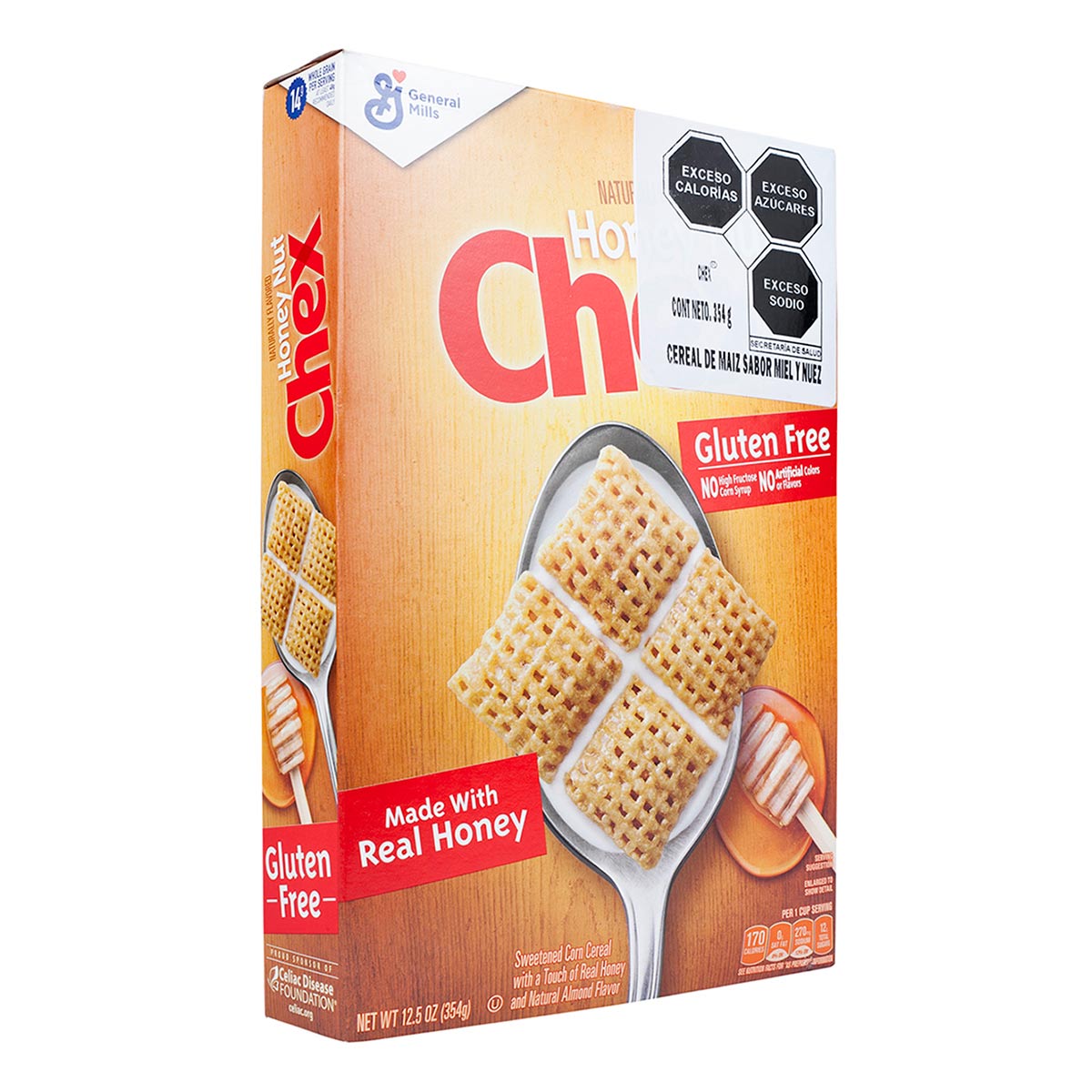 Photo of Chex General Mills Gluten Free Honey Nut Breakfast Cereal - 12.5oz