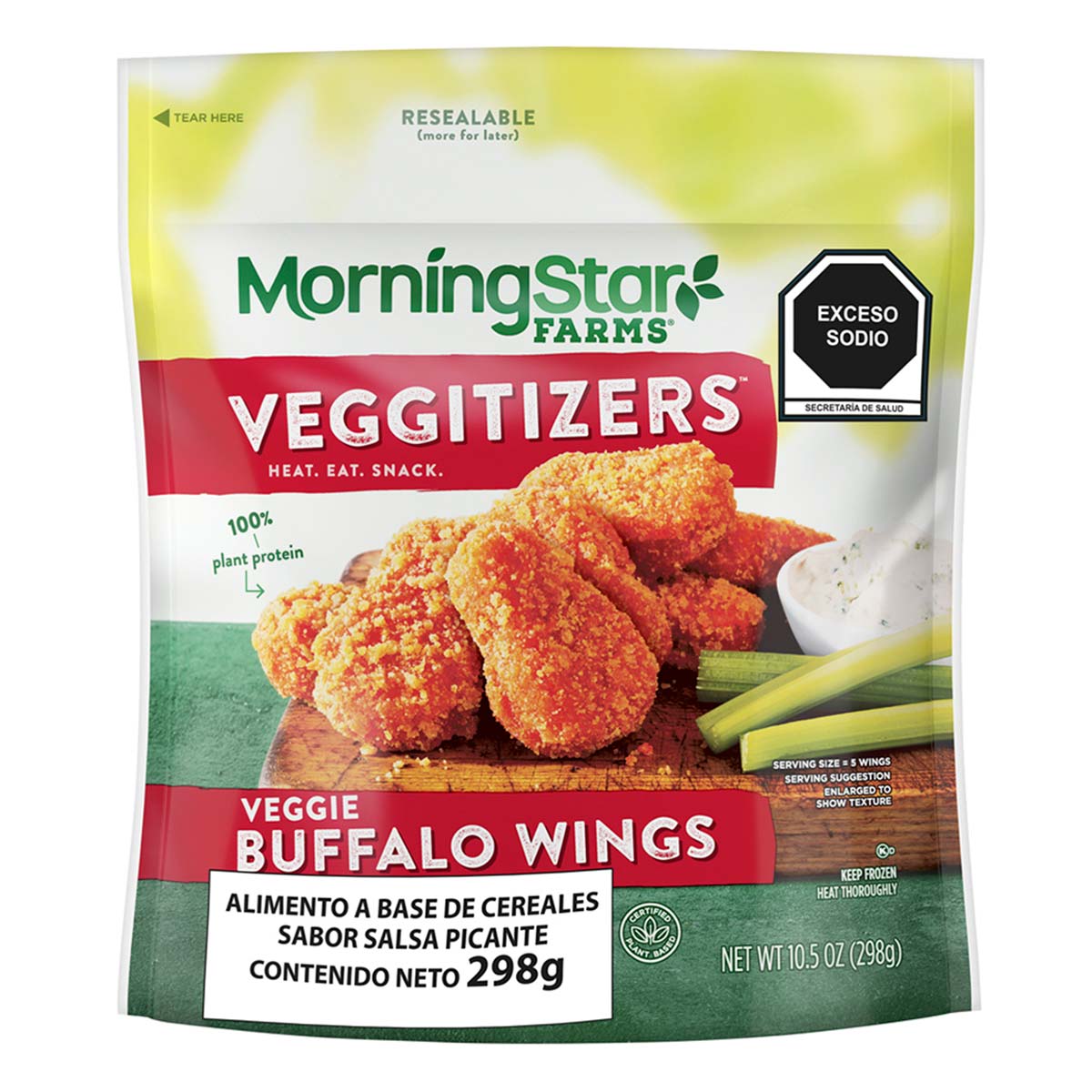 Photo of MorningStar Farms Morning Star Veggie Classics Buffalo Wings 10.5 Oz