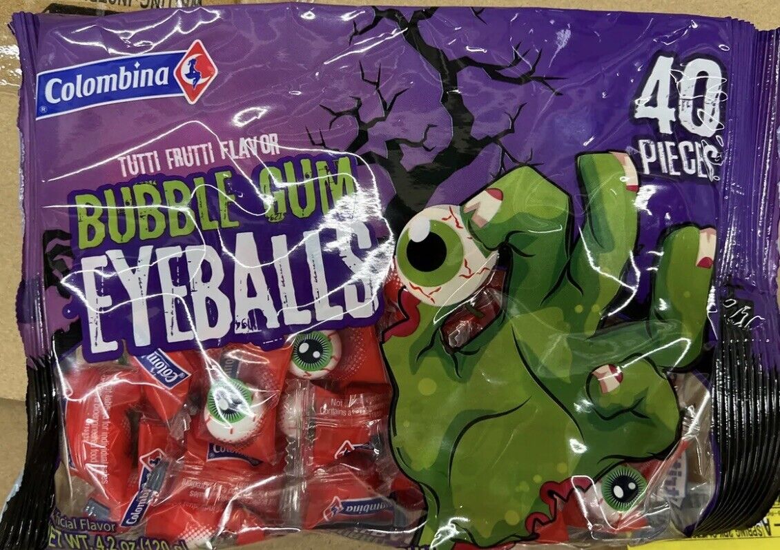 Photo of Colombina Scary Eyeballs Bubble Gum