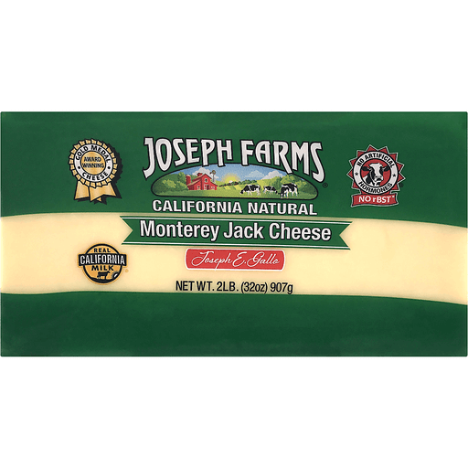 Photo of Joseph Gallo Farms Monterey Jack Cheese Bar