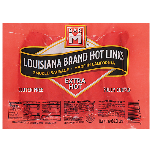 Louisiana Brand Hot Links Smoked Sausage