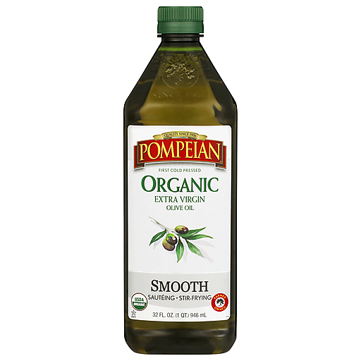 Photo of Pompeian Organic Extra Virgin Smooth Olive Oil 32 Fl Oz