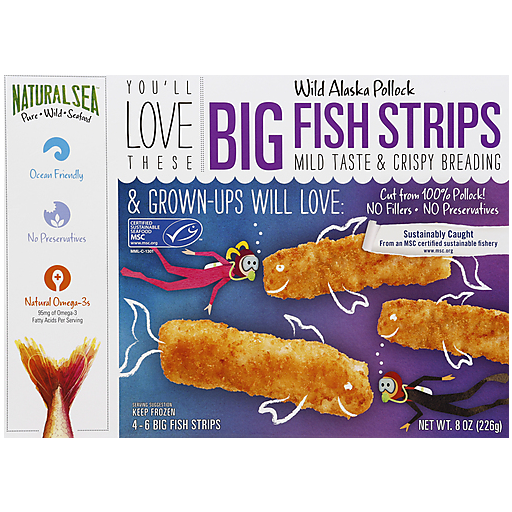 Wild Alaska Pollack Big Fish Strips
