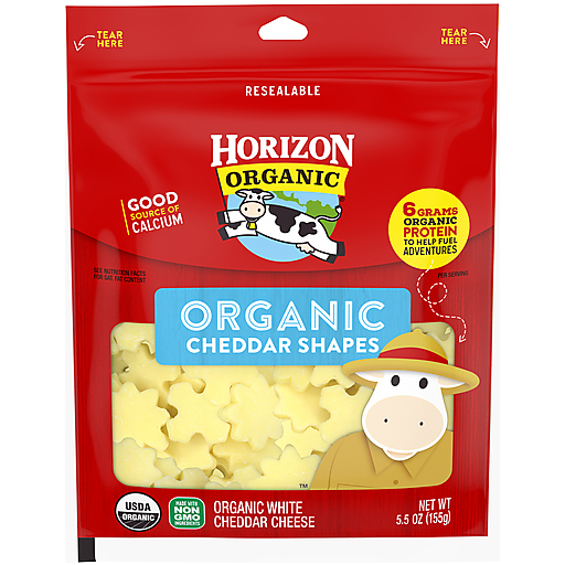 Organic Cheddar Cheese Shapes Cracker Cuts
