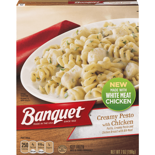 Banquet Basic Chicken Pesto with Chicken Meal, 7 Oz