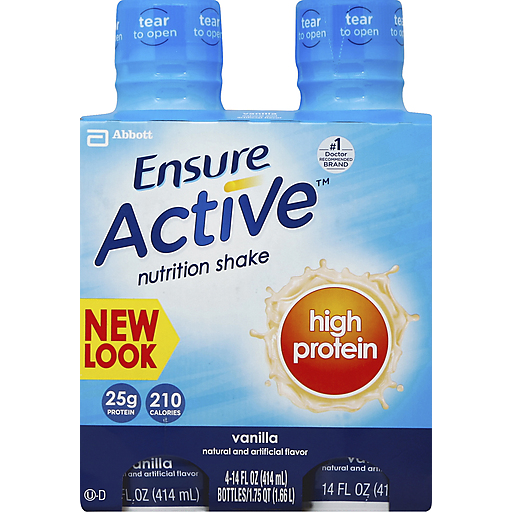 Ensure, High Protein Shake, Homemade Vanilla, Homemade Vanilla