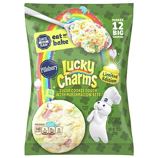 Photo of Lucky Charms Sugar Cookie Dough With Marshmallow Bits 14 Oz