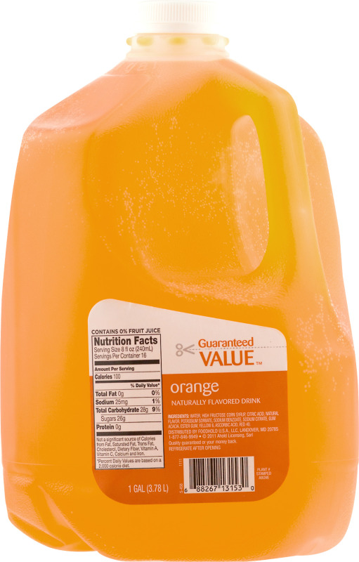 Drink, Orange