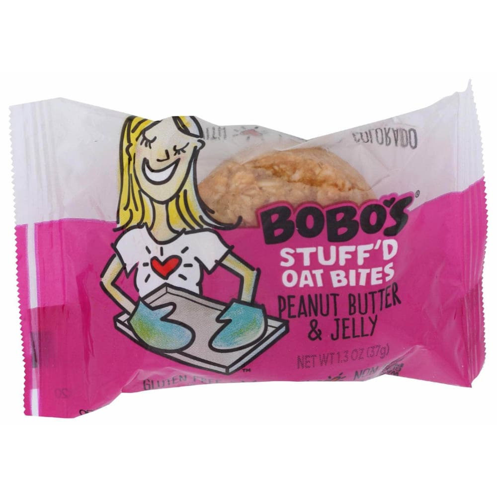 Bobo's Stuff’d Oat Bites, Peanut Butter & Jelly 1.3 Oz