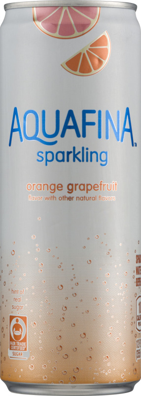 Aquafina Sparkling Water Beverage Orange Grapefruit 12 Fl Oz