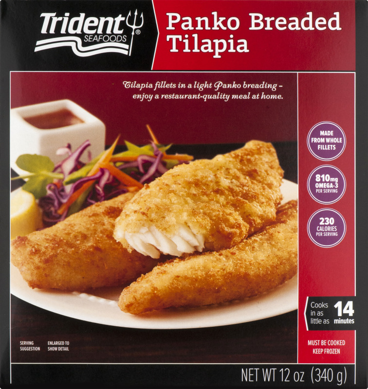 Panko Breaded Tilapia, Panko Breaded