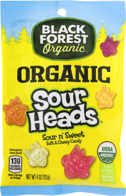 Black Forest Organic, Sour Heads, Sour N' Sweet Soft & Chewy Candy