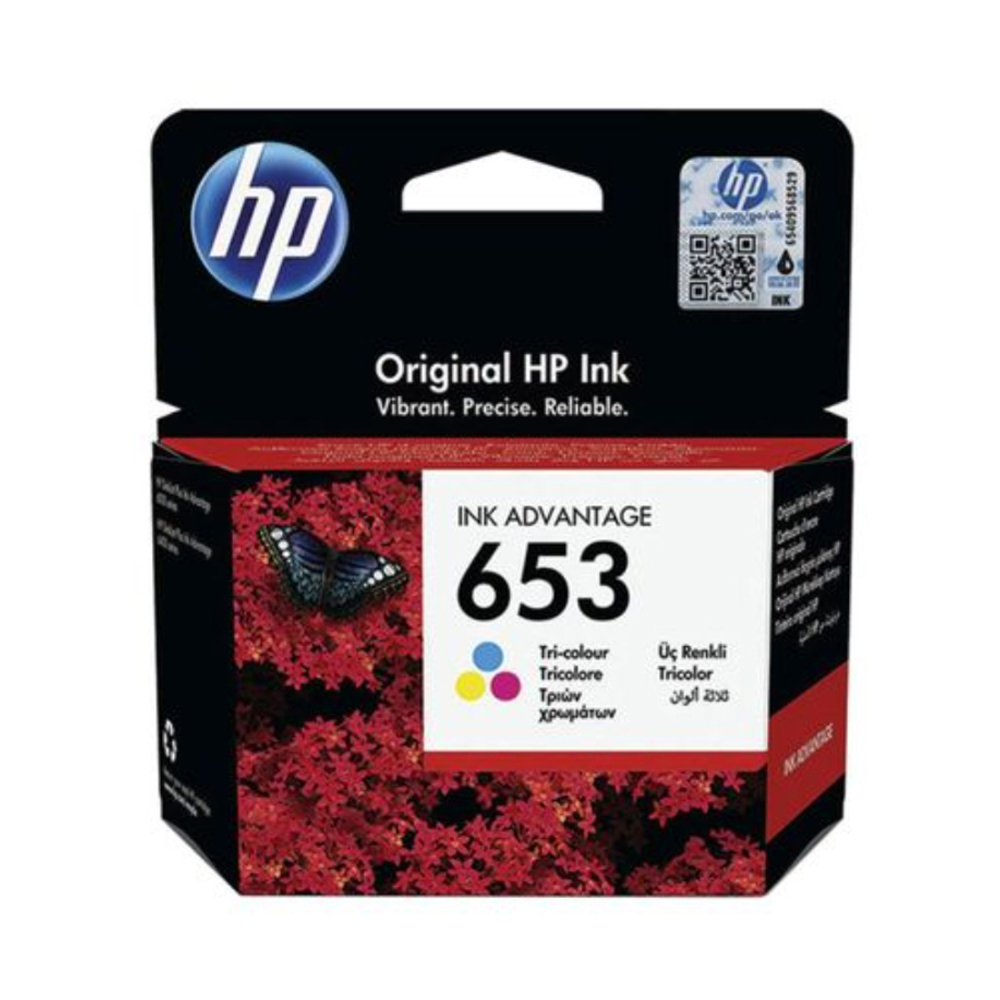 Photo of HP 653 Tri-color Original Ink Advantage Cartridge