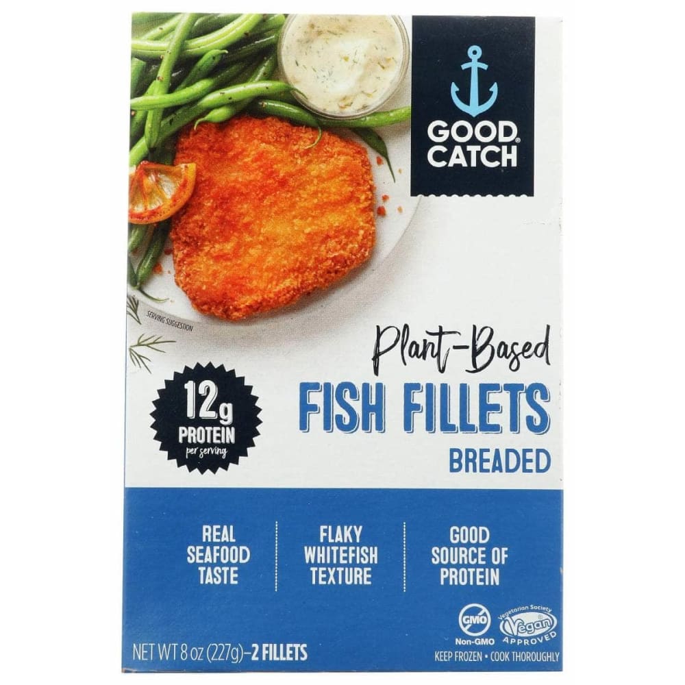 Breaded Plant-Based Fish Fillets, Breaded
