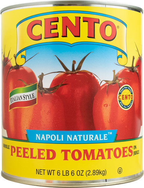 Whole Peeled Tomatoes in Juice with Basil