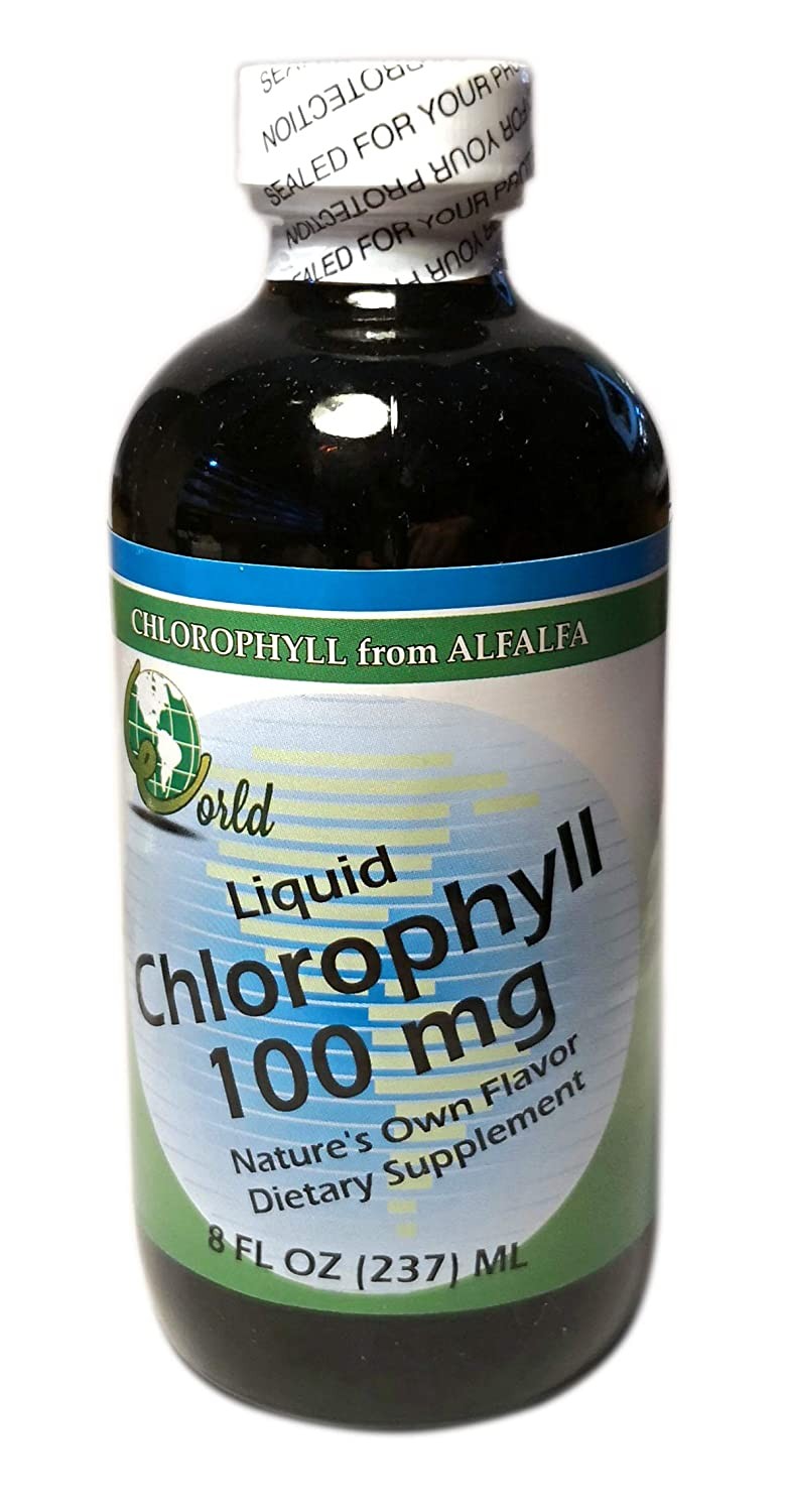 World Organic Organics, Chlorophyll, 100 Mg, Liquid 8 FL Oz