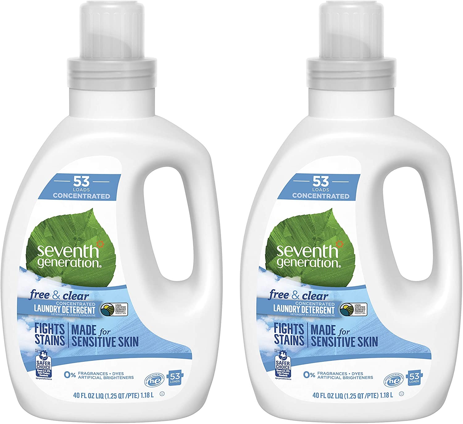 Seventh Generation Natural Laundry 4X Detergent Free & Clear 1.18L