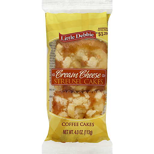 Little Debbie, Streusel Coffee Cakes, Cream Cheese