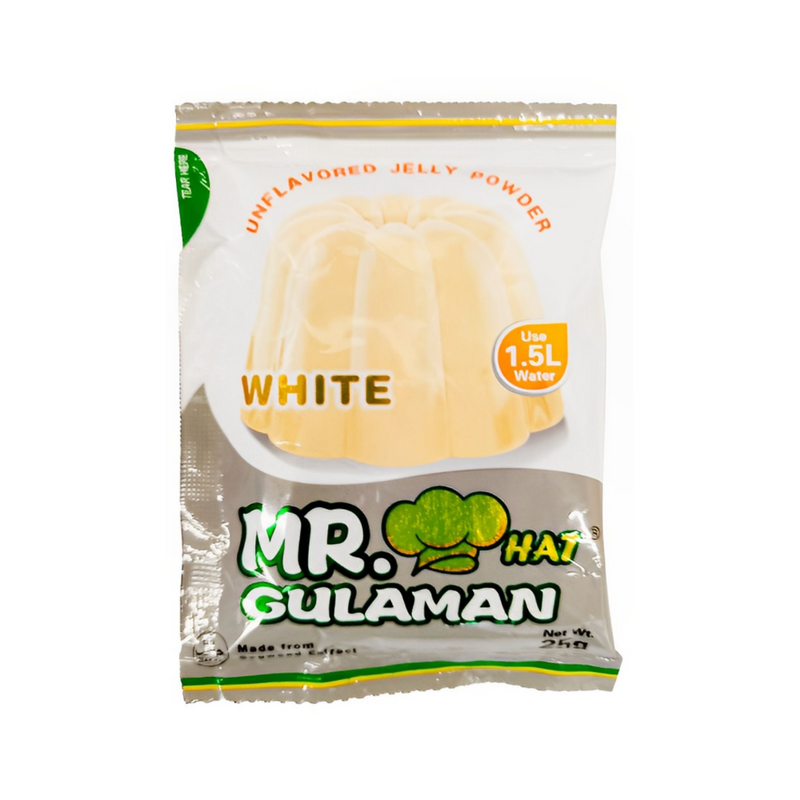 Mr Hat Gulaman Unflavored Jelly Powder White 25g