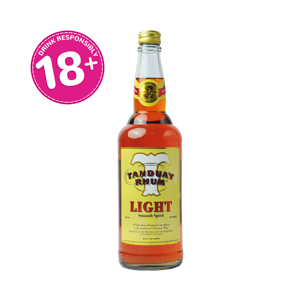 Tanduay Rhum Light Smooth Spirit 750mL