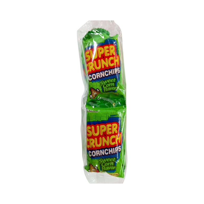 Super Crunch Corn Chips Sweet Corn 7g X 12's